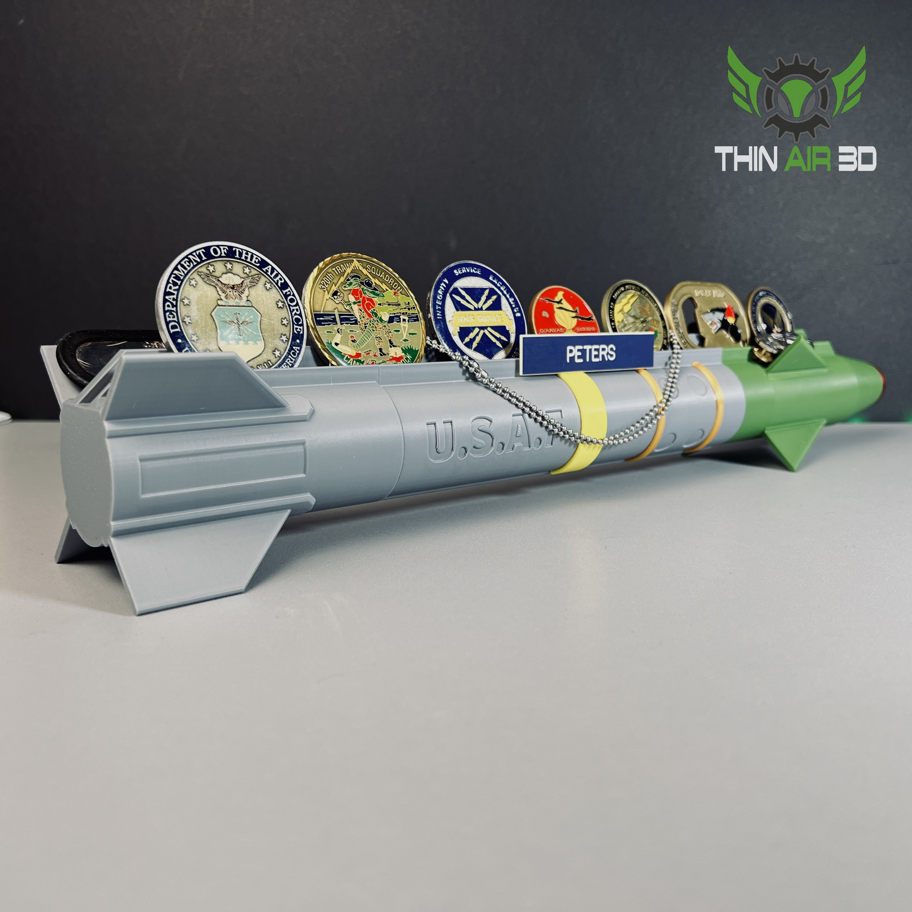 Missile Challenge Coin Display